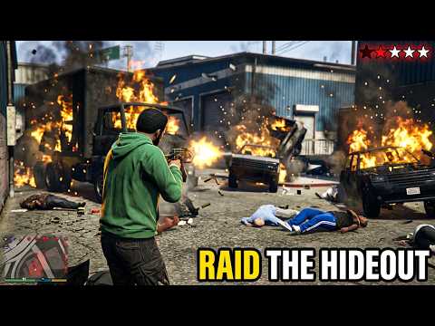 GTA 5 - Marabunta Grande Hideout Raid in Murrieta Heights + Ten Star Escape