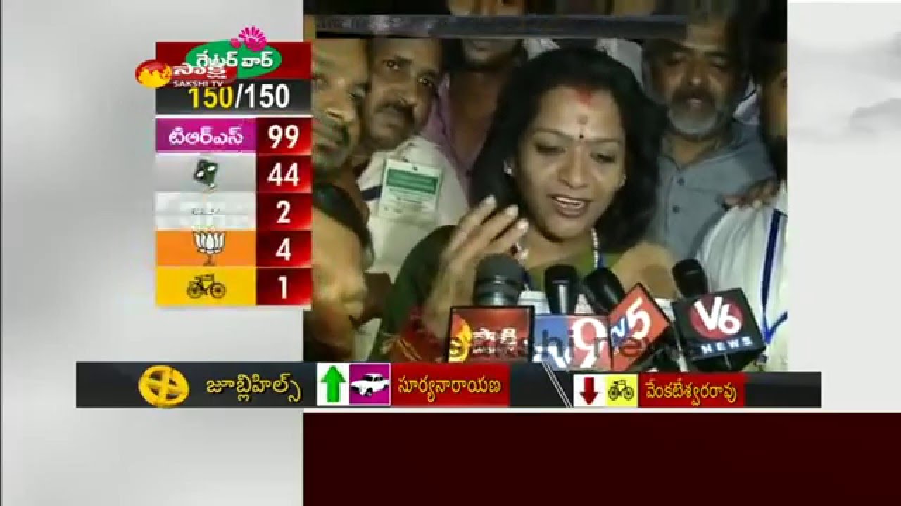 GHMC Election Results || Historic TRS won 99 divisions in GHMC Elections