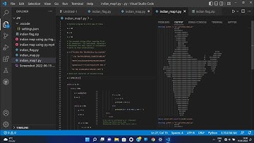 Draw India Map In #Python With Code.