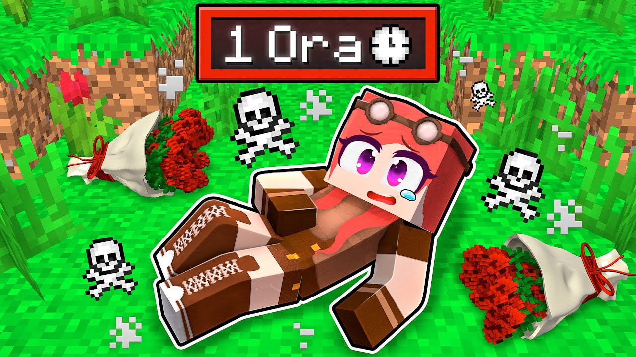 PHERE HA SOLO 1 ORA DI VITA SU MINECRAFT!