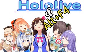 【Hololive】Chat try to Tricked Hololive with the CLASSIC trick (Alt+F4)