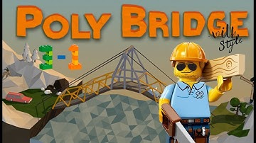 Solve Poly Bridge 3-1 with style o.O