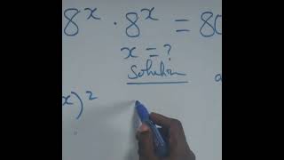 Can you solve this exponential math problem? #maths #shorts
