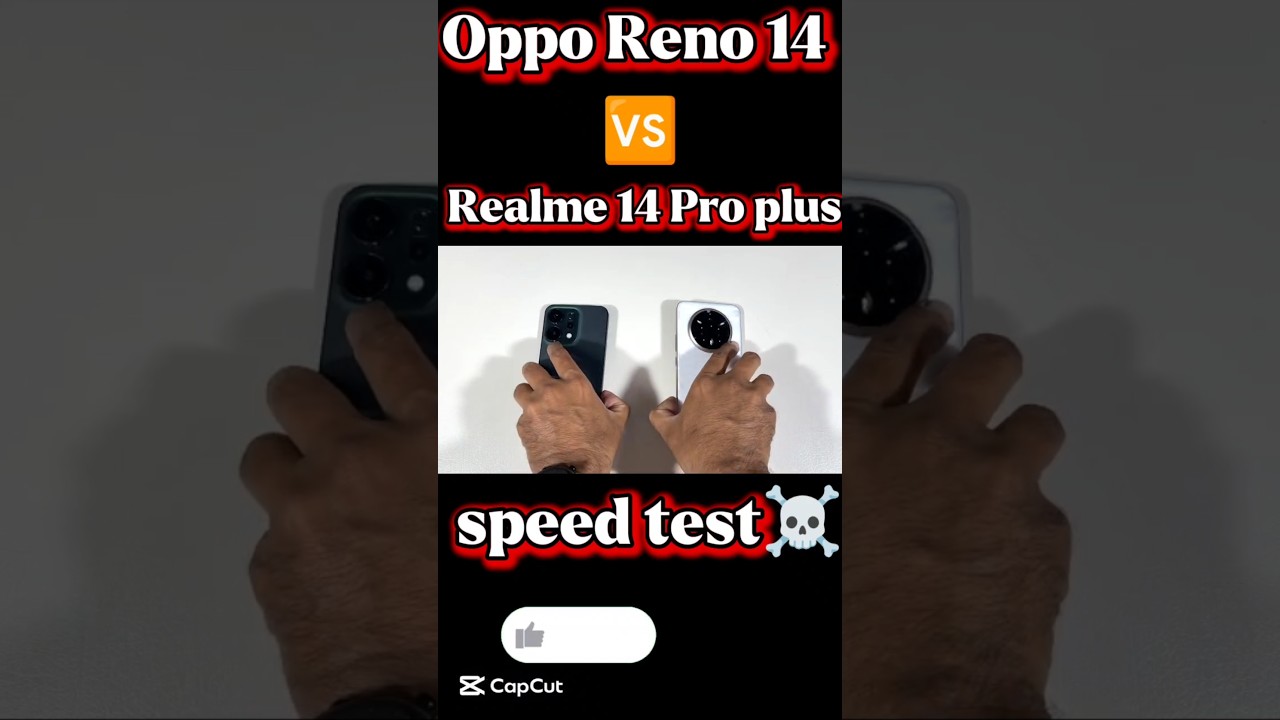 Oppo Reno 14 vs Realme 14 Pro Plus Speed test 🔥