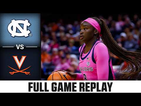 North Carolina vs. Virginia Full Game Replay | 2025-26 ACC Women's Basketball