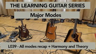 L039 All modes recap exercises (Scales, arpeggios, chords)