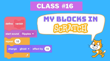 My Blocks in Scratch | Custom blocks in Scratch | Scratch functions | Coding for Beginners-Class 16
