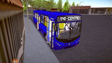 Proton bus simulator 2 com MOD mapa novo recanto linha 540 com M. Torino 2007 padrão BHBUS azul 