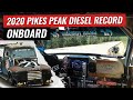 ONBOARD! 2020 Pikes Peak Diesel Record Run By Scott Birdsall in Old Smokey F1