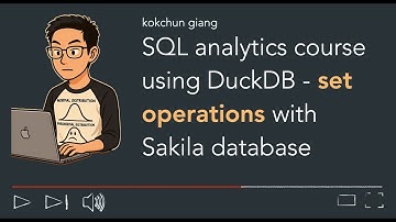 SQL analytics course with DuckDB  - set operations part 2 using Sakila