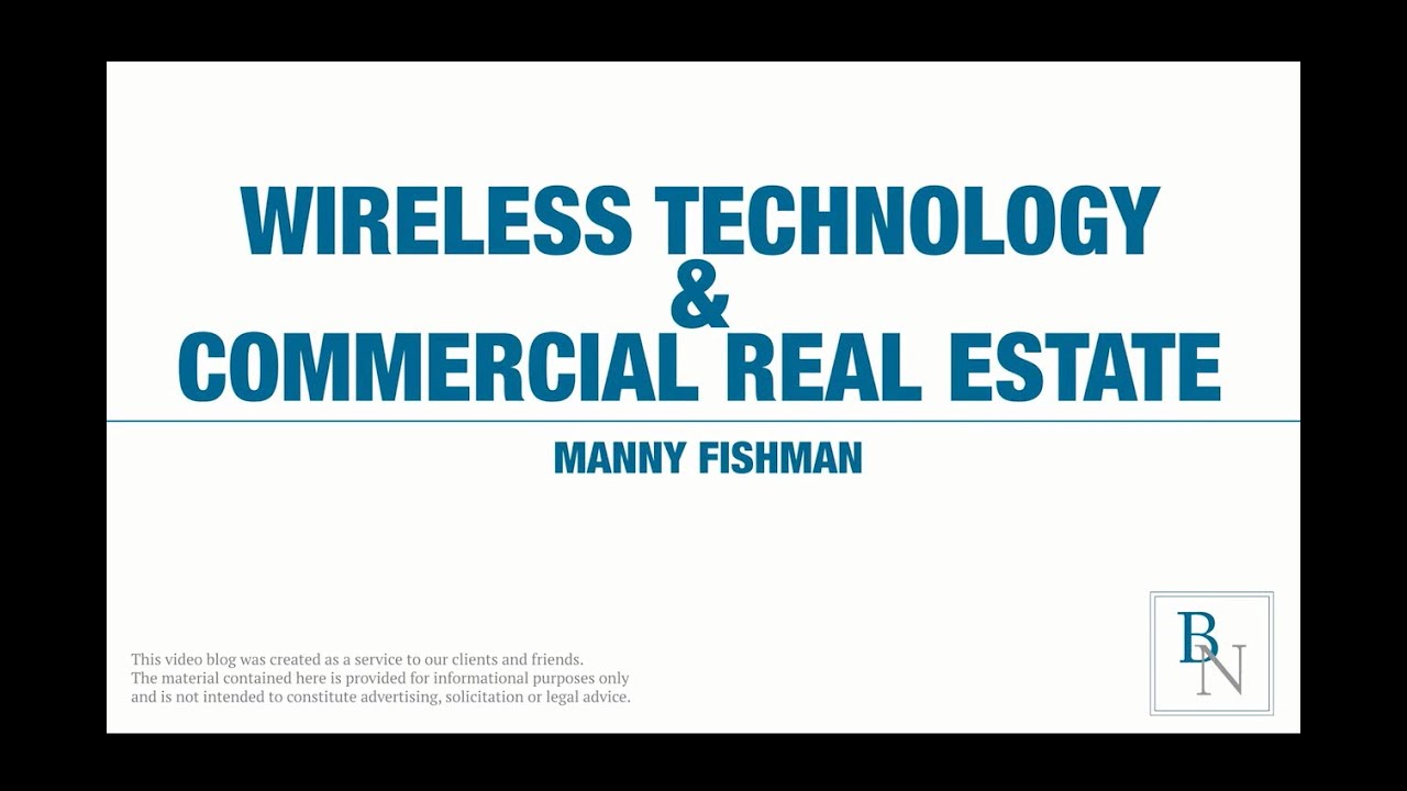 Wireless Technology & Commercial Real Estate YouTube