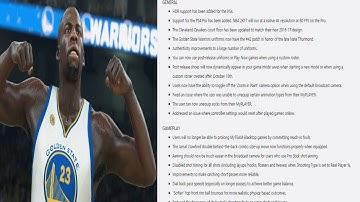 NBA 2K17 PATCH 1.05 - No More Pro Am Timeout Cheese and Moving Screens Fixed!