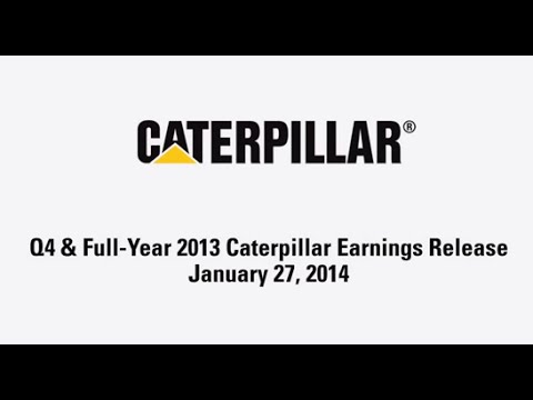 caterpillar stock price Caterpillar Fourth-Quarter 2013 Financial Results
