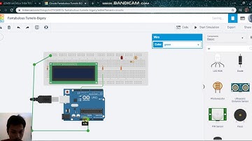 Simulasi arduino menggunakan sensor LCD dan LDR pada tinkercad.com.