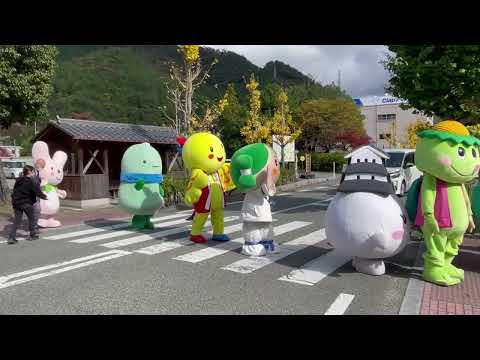 日本遺産「銀の馬車道・鉱石の道」ご当地キャラクター横断中
