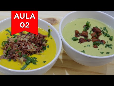 Vídeo: Sopa Creme De Abóbora Com Ervilhas Verdes