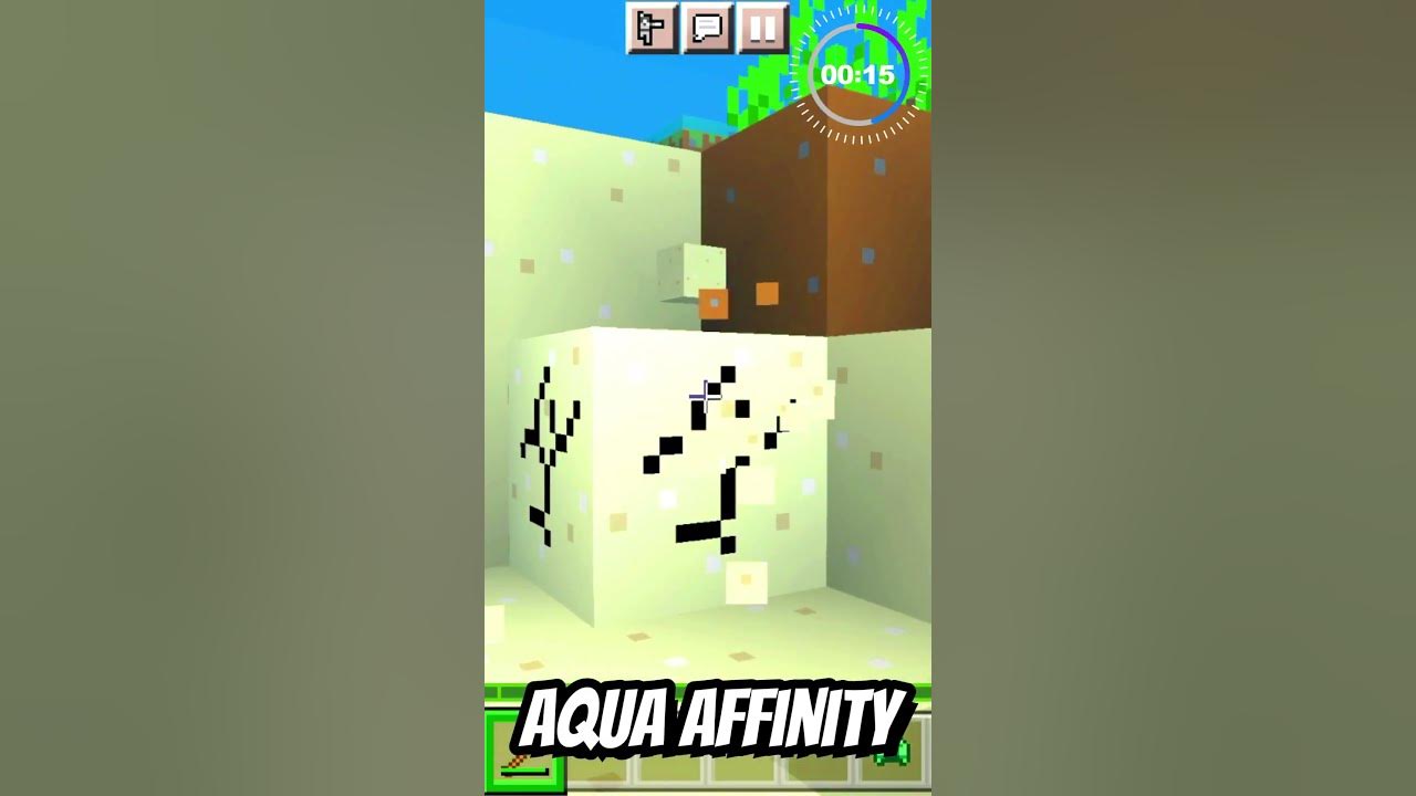 Things You Should Know Aqua Affinity Minecraft Enchantment YouTube