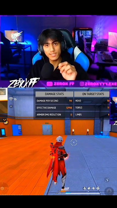 ump scope headshot trick 😱 zerox ff ump scope headshot trick #shorts #zeroxff #freefire #trending