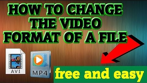 *EASY* How To Change ANY Video Format (For Free) - Best Technique!