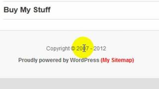 Auto Update Copyright Date In WordPress Footer