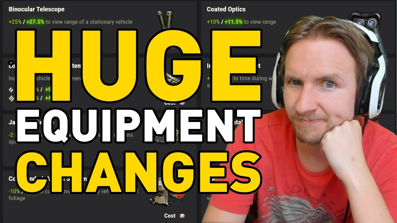 Equipment 2 0 Huge Changes World Of Tanks W O T Noooo Feedback Suggestions World Of Tanks Official Forum