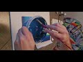 1-hour Abstract Architecture Painting with Tape (Asmr - No Speaking)