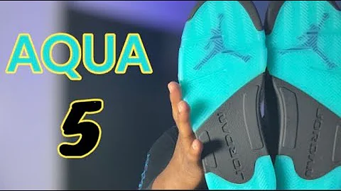 STILL SITTING! AIR JORDAN 5 AQUA REVIEW