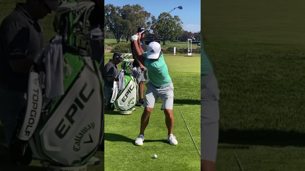 Xander Schauffele Iron Swing Slow Motion FO