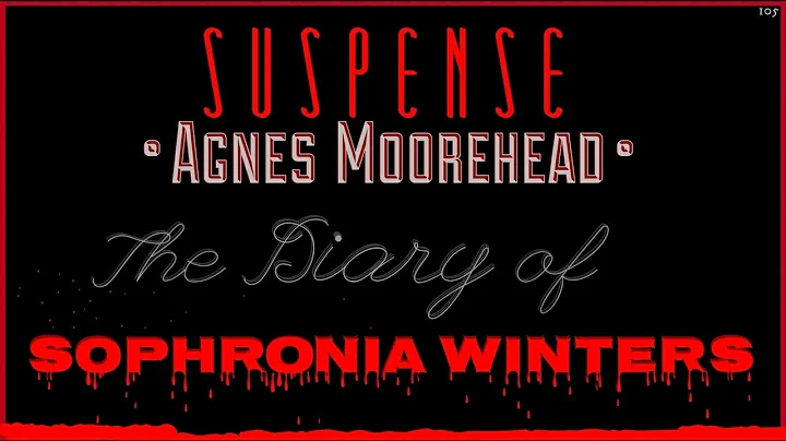 Weirdness from AGNES MOOREHEAD  "Diary of Sophreni...