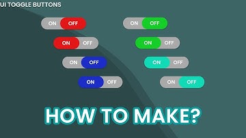 How to make Toggle buttons in Figma