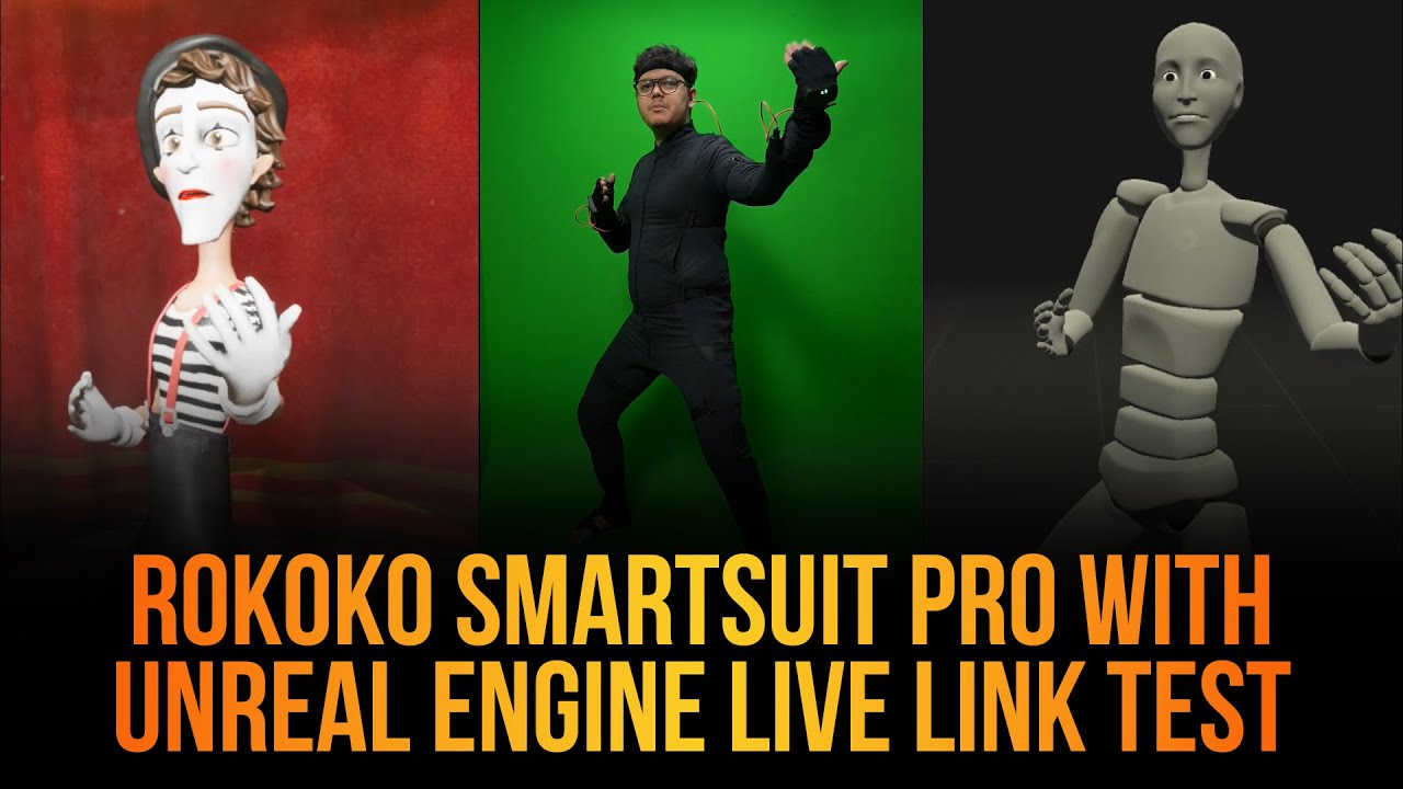 Rokoko Smartsuit Pro with Unreal Engine Live Link Test - YouTube