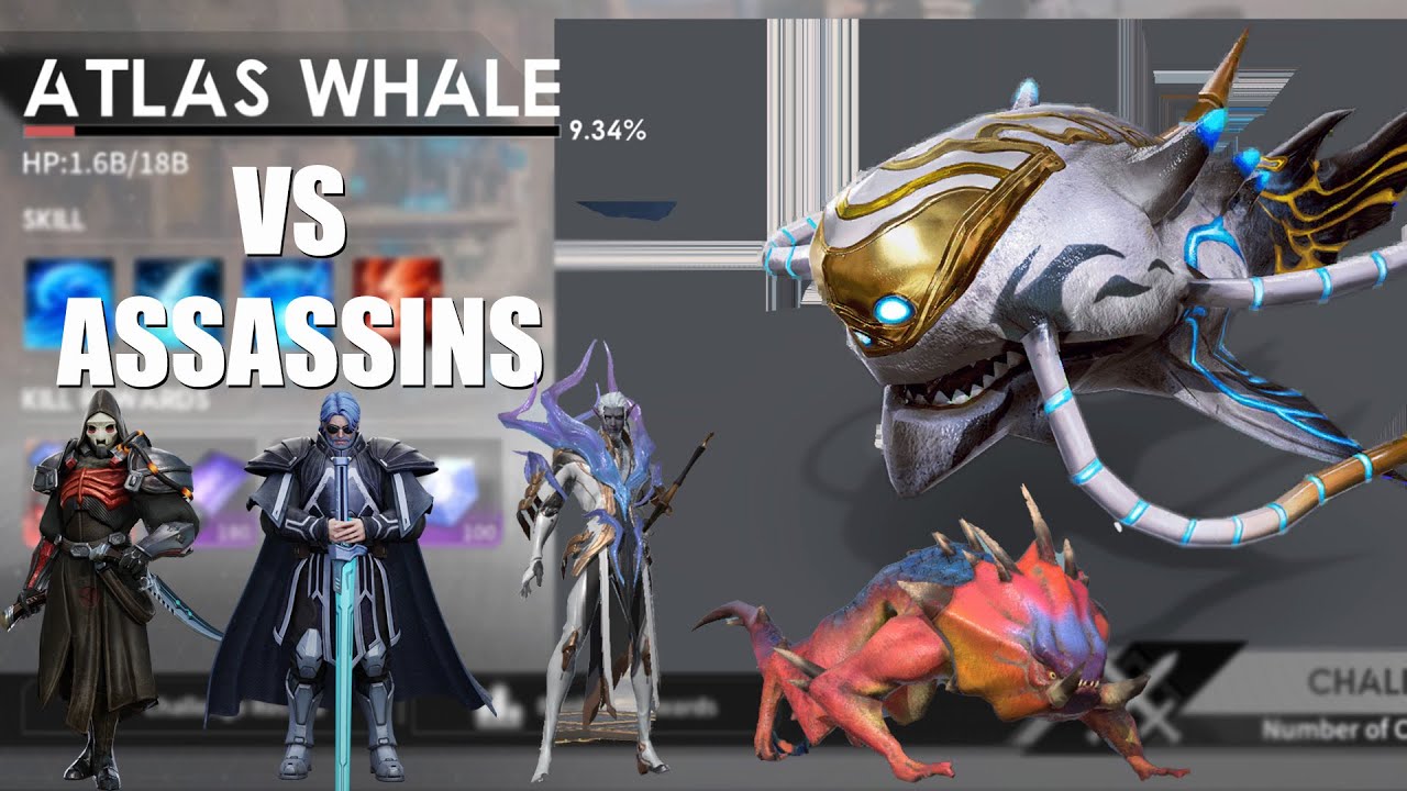 Atlas Whale vs. Assassins! Easy Strategy to Smash Atlas Whale for Over 1 Billion - Eternal Evolution