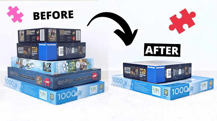 How to STORE puzzles PROPERLY | Reduce storage space and keep them safe