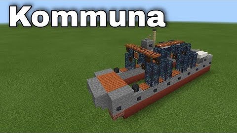 Kommuna / Коммуна (Salvage Ship) | Minecraft Tutorial | 1:5 Scale