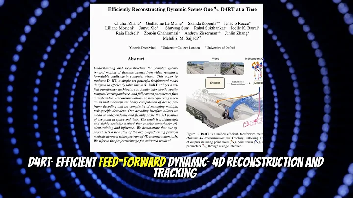 Efficiently Reconstructing Dynamic Scenes One D4RT at a Time (Dec 2025)