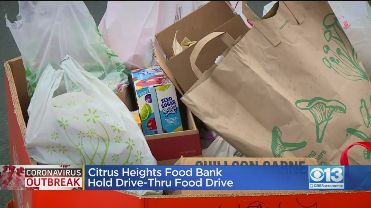 Citrus Heights Food Bank Hosts Drive-Thru Food Drive