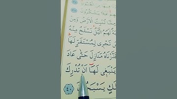 سورة يس الأية 38 إلى 40 بصوت سعد الغامدي
