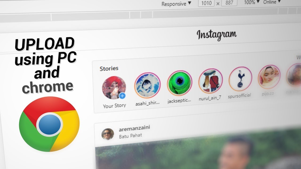 instagram for pc addon for chrome