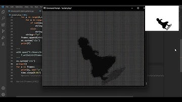 Bad Apple!! but in Command Prompt | [ASCII Art]
