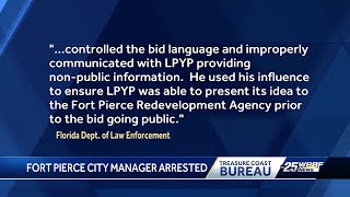 Fort Pierce City Manager Nicholas Mimms arrested on charges of bid tampering and official misconduct