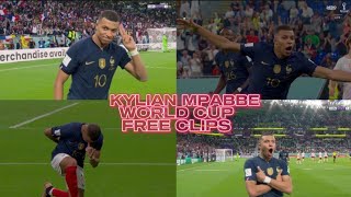 Kylian Mbappe World Cup Free Clips Upscaled