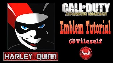Advanced Warfare Emblem Tutorial: Harley Quinn