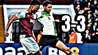 3-3 live reaction Villa v Liverpool #liverpoolfc #astonvilla #thriller #duran #quansah