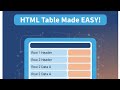 Step-by-Step: HTML Table, colspan & rowspan সহ। #Arif #html