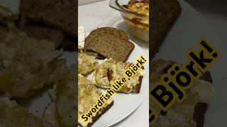 Swordfish by following Icelandic recipe by Björk!