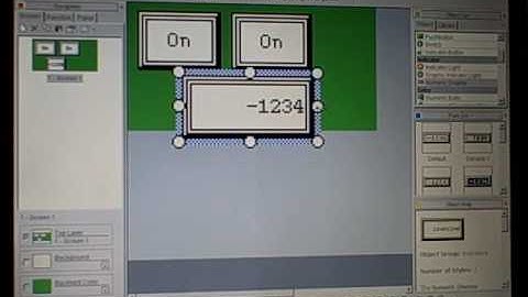 HMI programming -- counter accumulator display