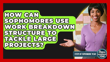 How Can Sophomores Use Work Breakdown Structure To Tackle Large Projects? - Steps to Sophomore Year