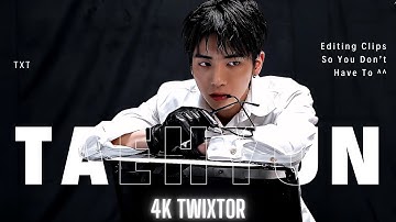 Taehyun TXT - 4K Editing Clips (Slo Mo/Twixtor)