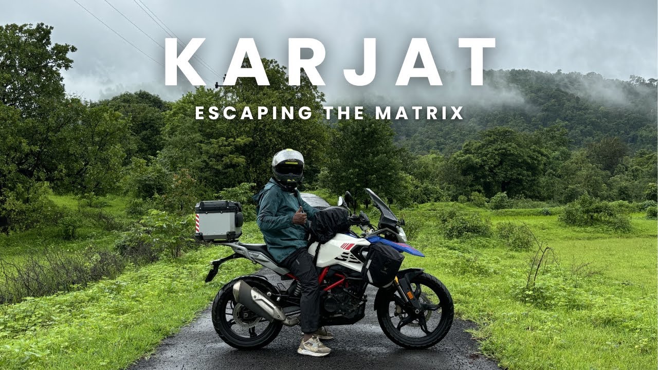 Escaping the Matrix: Mumbai to Karjat Bike Ride on BMW GS 310 | Monsoon Diaries Part 3 |