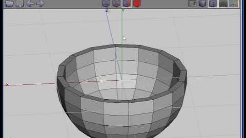 Wings 3D Basic Tutorial: Create a Hollow Hemisphere